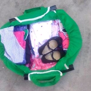 Whole bag of little girl clothing and baby clothes